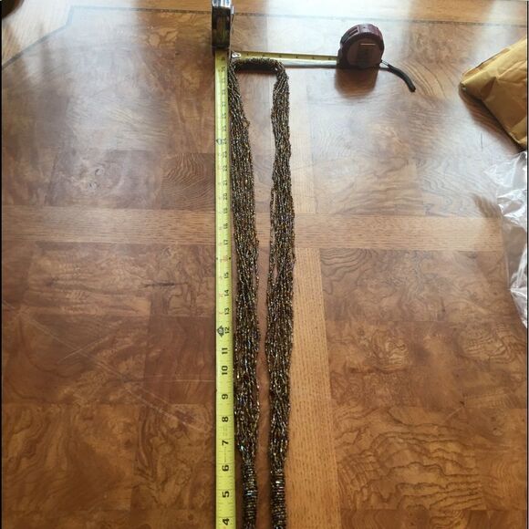 BEADED NECKLACE, Neck Tie or Sash! - Picture 10 of 11
